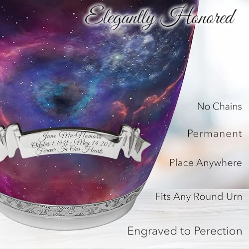 Image of Cosmic Galaxy Cremation Urns for Human Ashes Adult Female Urns for Ashes