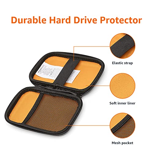 image for Amazon Basics External Hard Drive Portable Carrying Case, Black, 1 Pac