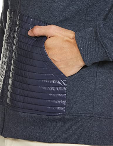 Image of Max Men Poly Cotton Solid Hooded Athleisure Sweatshirt