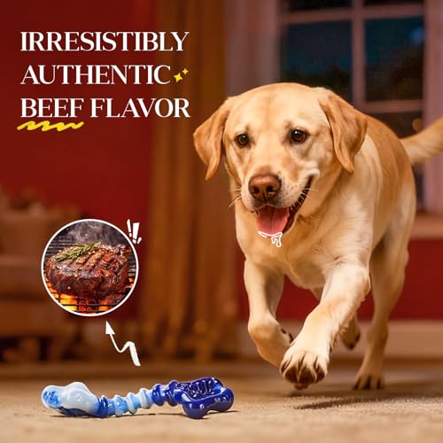 2-Pack Indestructible Dog Toys for Aggressive Chewers - Use Code JKWMYVK8