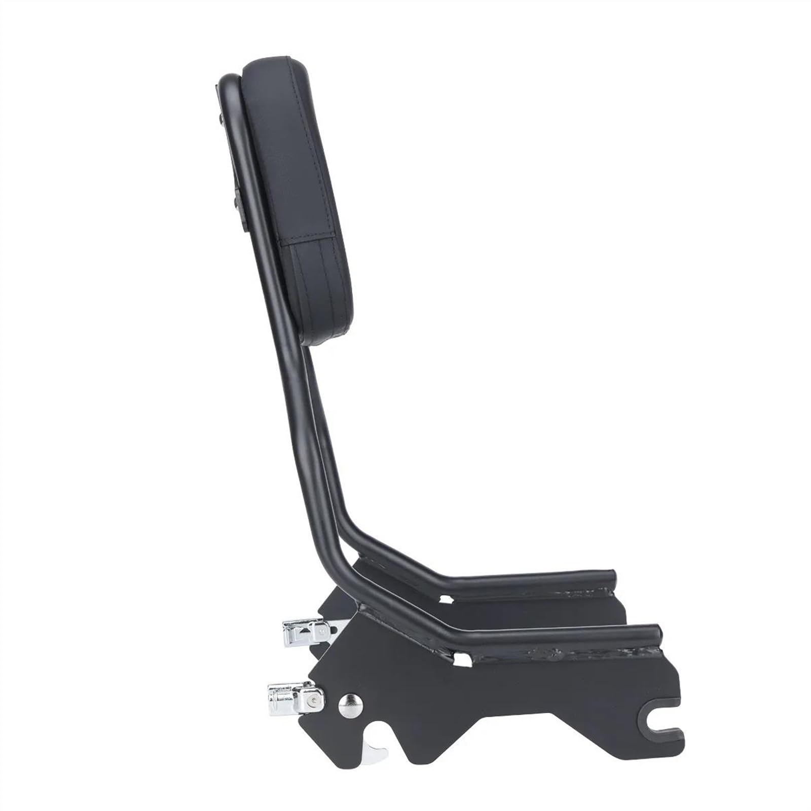 BAYDE Nero Moto Sissy Bar Schienale Verticale per Harley Softail 2018 2019 2020 2021 2022 Cuscino Rimovibile dello Schienale