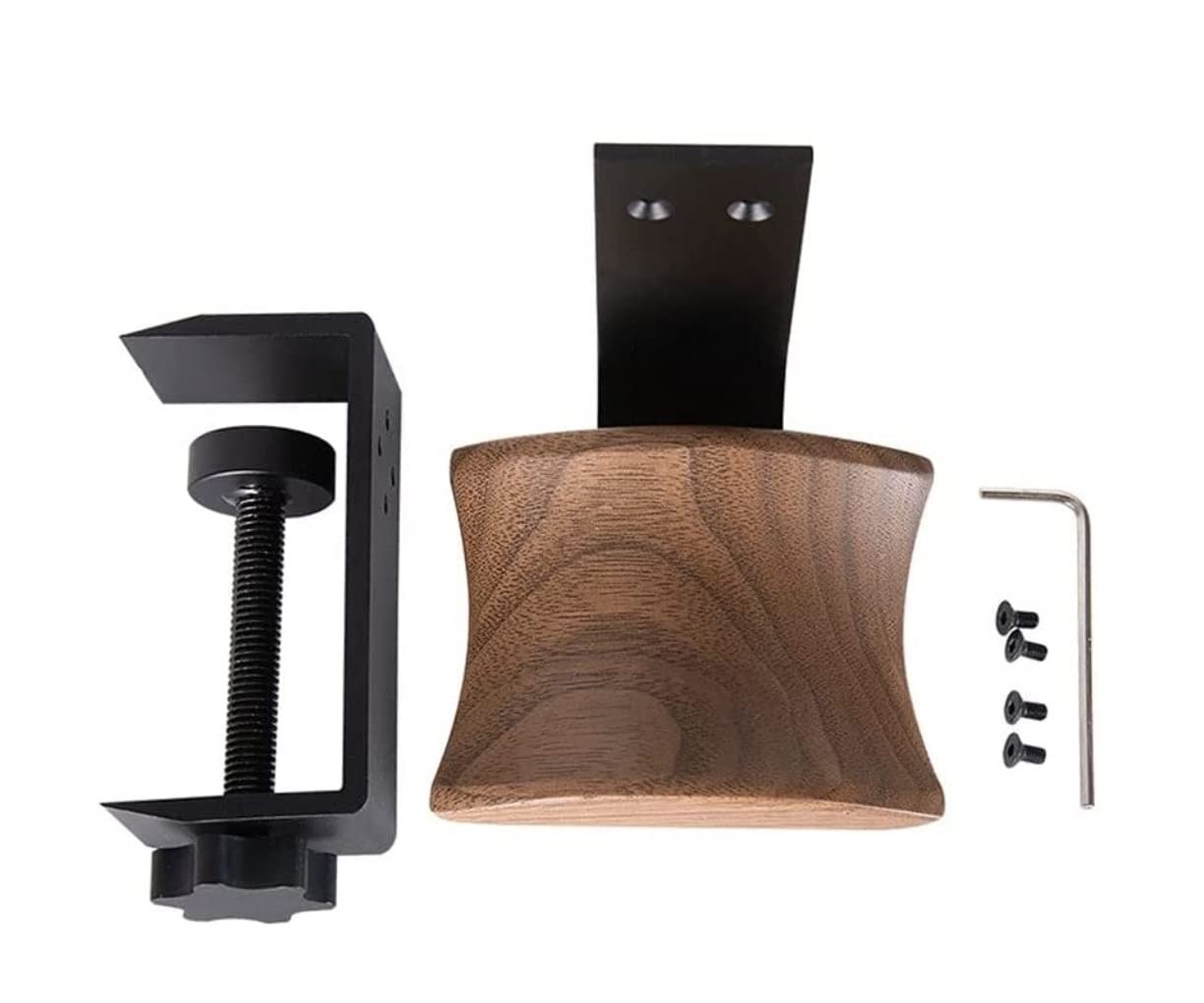 Supporto per cuffie, Espositore for gancio for supporto for cuffie in legno for accessori da tavolo gioco scrivania