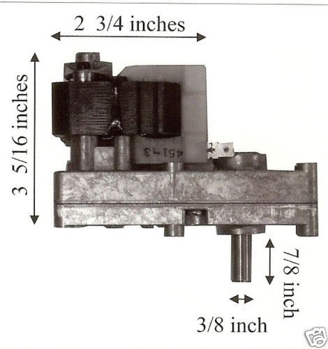 Auger Motor For Osburn Pellet Stove 1 RPM - 12-1010 MFR