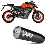 Made in Italy mivv scarico racing nocat x-m1 inox nero compatibile con ktm 890 duke 2020 2021 2022 mototopgun