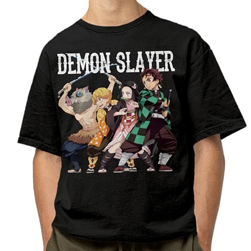 Demon Slayer Kimetsu no Yaiba Slay Men's and Women's Short Sleeve T-Shirt