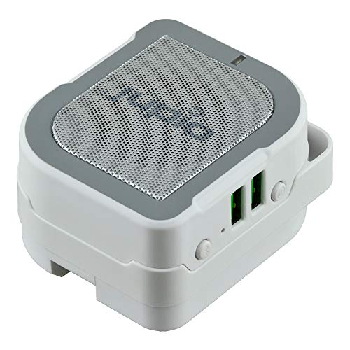 Batería externa de 6000 mAh y con altavoz Bluetooth integrado.