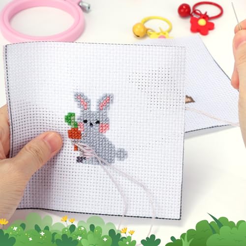 Caydo K-006I 6 Pieces Cross Stitch Kit For Kids Embroidery Kits thumb #4