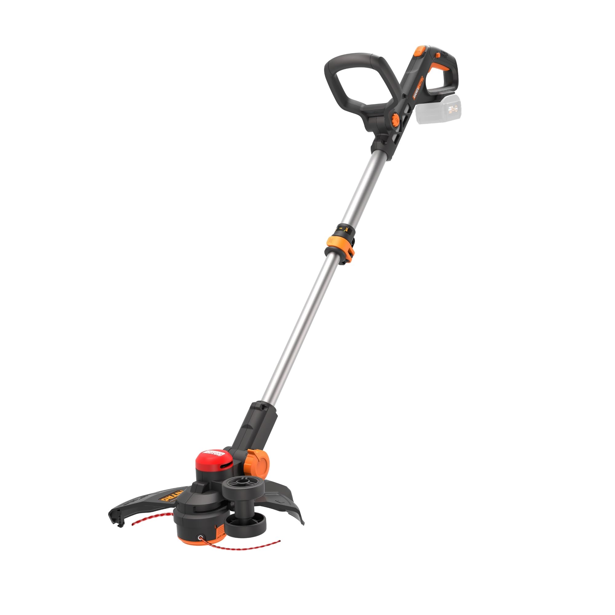 Worx Nitro 20V 13" Cordless String Trimmer with Brushless Motor, 3-in-1 Grass Trimmer Edger Mini-Mower, Lightweight Weed Trimmer COMMAND FEED Instant Line Advancement – Tool Only