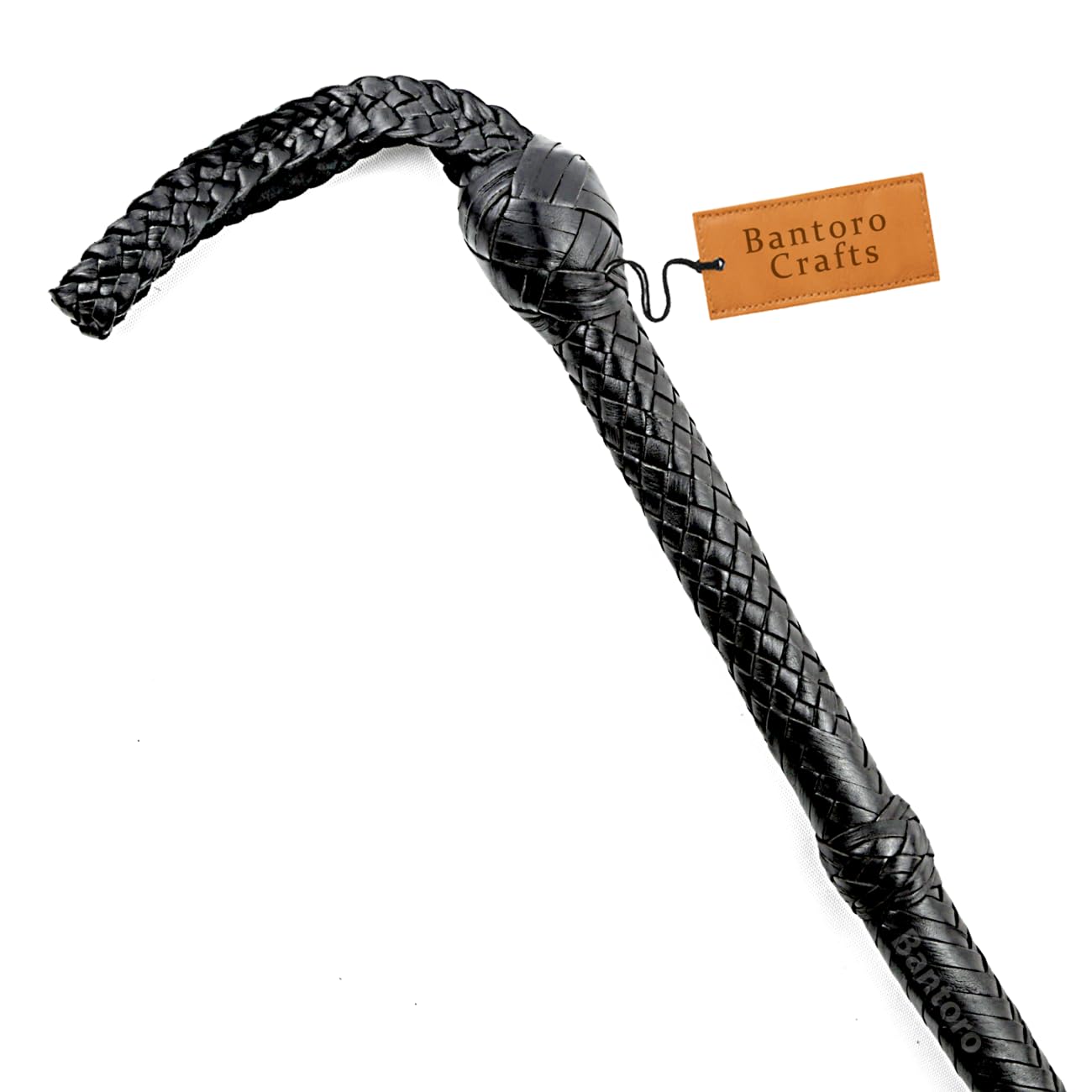Frusta in pelle di canguro Frusta pesante in 16 fili intrecciati Pancia in pelle intrecciata e supporto in pelle all'interno Frusta rumorosa Indiana Jones Equitazione Equestre (6 Piedi (1,8 Metri))