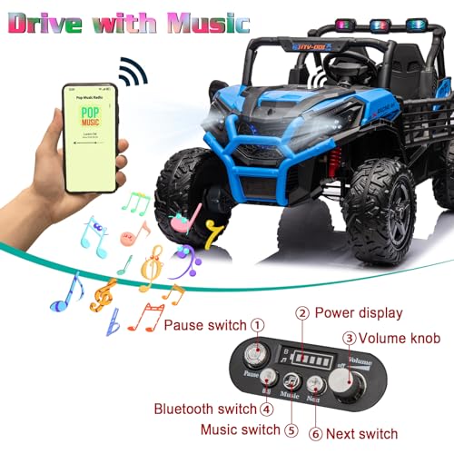 Image of 24V Ride On Toys for Big Kids 24V Ride On Dump Truck Kids' Electric Vehicle