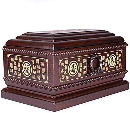 Urnes pour cendres adulte en bois massif avec relief exquis