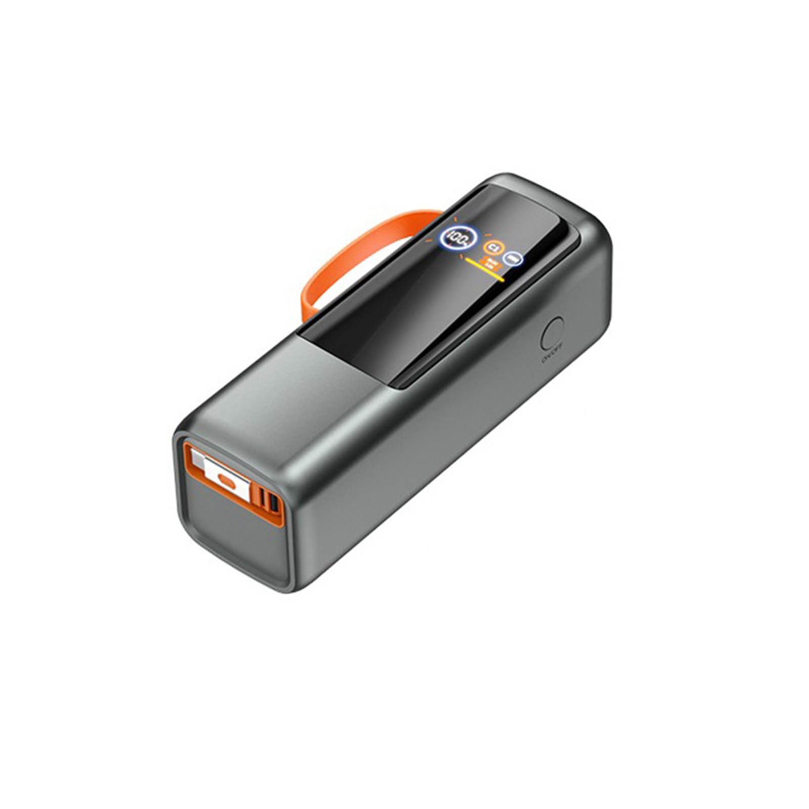 Carcasa portátil de respaldo de energía para exteriores con cable integrado para entusiastas del bricolaje, materiales ABS, 5S, funda de batería móvil para institución de energía