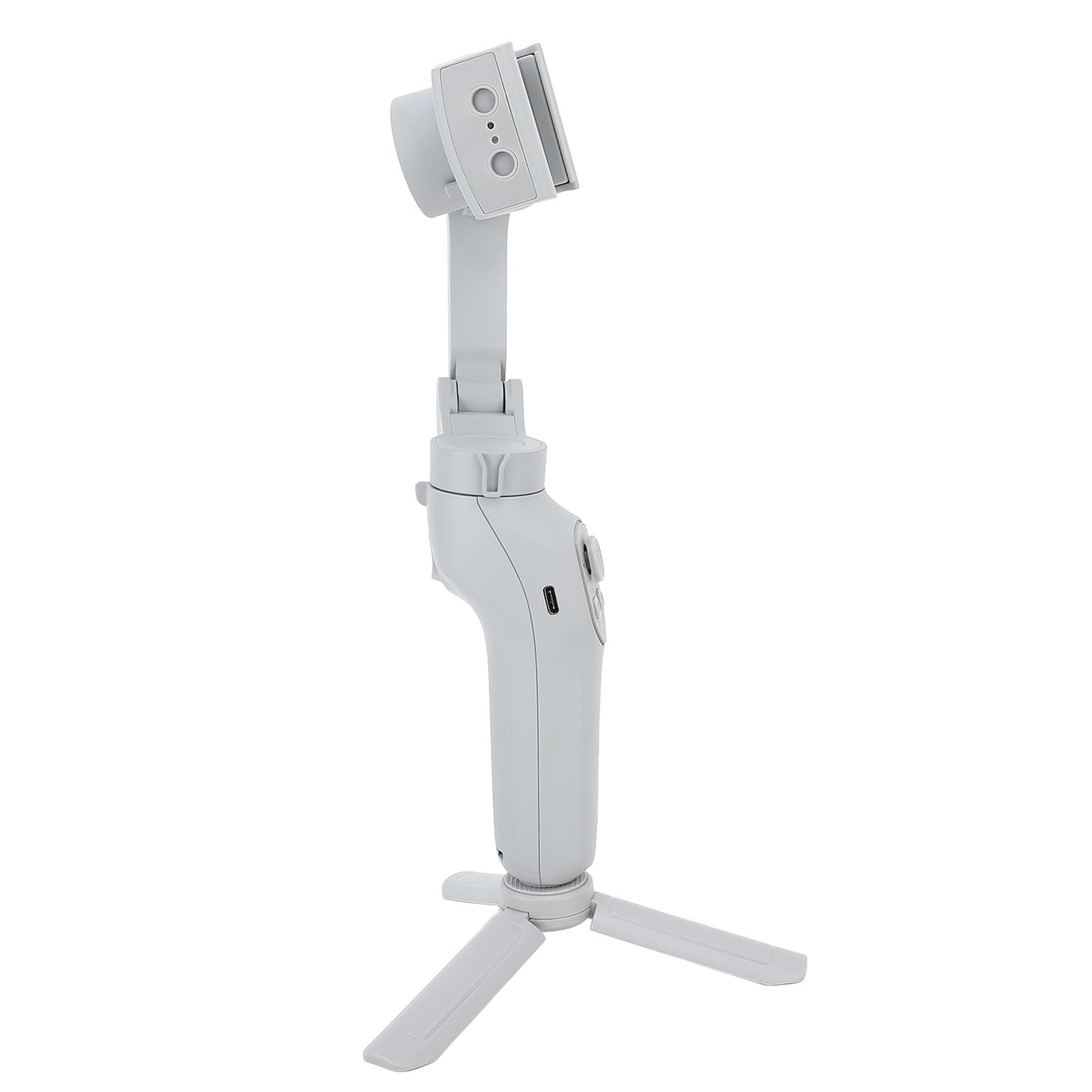 Kit Stabilizzatore Smartphone Registrazione Video Regolabile Pieghevole per Creatori di Contenuti ABS Materiale 280g Carico