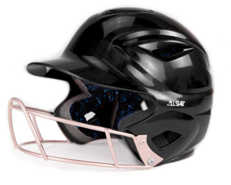 All-Star BH3010-FGAFBK S7 Batter's Helmet W/Faceguard/Youth/Fastpitch BK