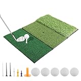 Base EVA : la base du tapis de frappe de golf est fabriquée en matériau EVA, qui a des effets antidérapants et d'absorption des chocs, maintient le tapis d'entraînement fermement en place lors de l'utilisation