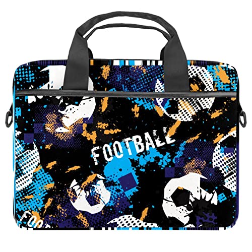 Sac PC portable 13-14.5 pouces football grunge protégeant des chocs