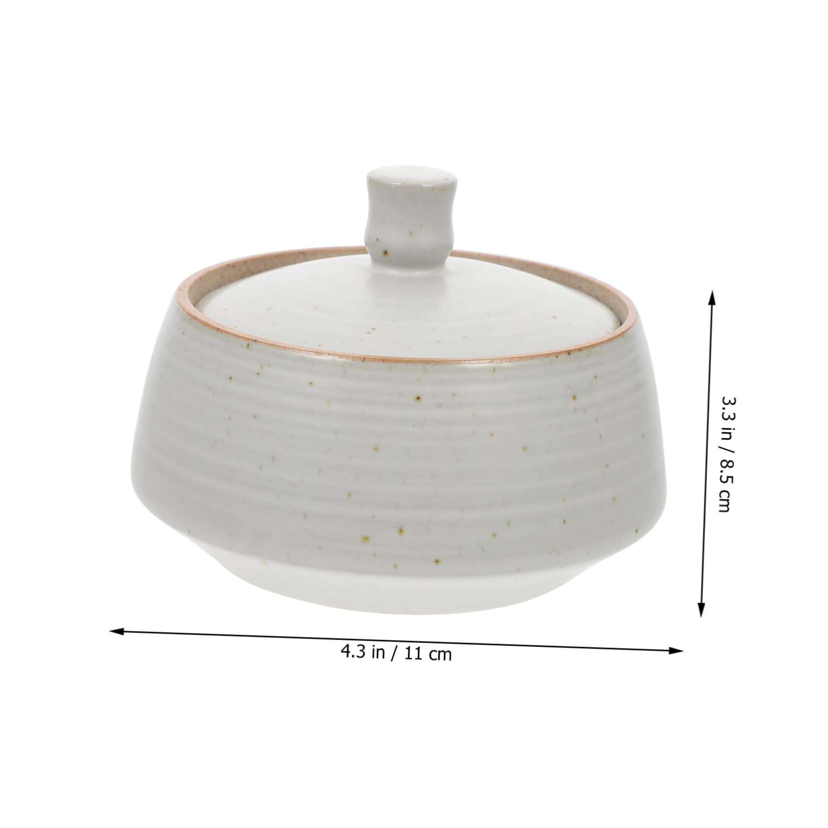 Amosfun Contenitore in Ceramica Per Alimenti - Barattolo in Ceramica Vintage Con Coperchio - Sigillato Per Cucina Tè E Famiglie