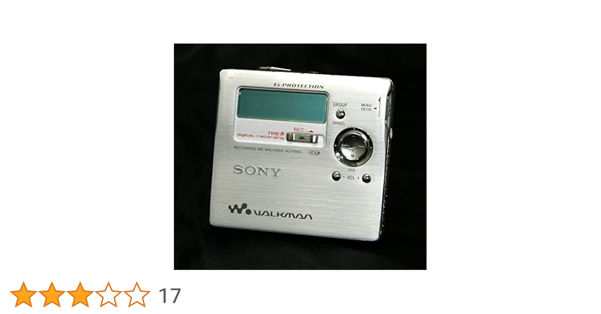 【ジャンク】SONY MDウォークマン MZ-R909 シルバー Amazon | SONY ソニー MZ-R909 シルバー MDレコーダー MDLP対応