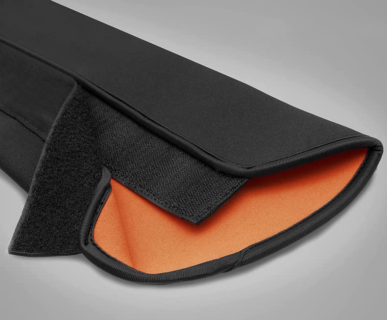 Housse De Protection En Néoprène Pour Cadre De Vélo - 50 Cm (Cadres 28-36 Cm De Tour) - Noir/Orange