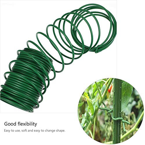 UPKOCH 1 Roll Plant Ties Garden Wire Twist Tie Flexible Plant Supports Ties Reusable Garden Twine Wrap Rope for Supporting Tomato Cages Protect Stems Trunks 3. 5mm*20m