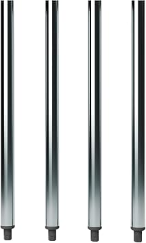 AmGood Galvanized Steel Legs for Work Tables 24" Legs, 4 Pack