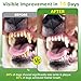 Eglagen Dog Dental Powder, Dog Teeth Cleaning Powder and Cat Breath Freshener, Reduces Plaque & Bad Breath Off Pet Dental Care Supplies Tartar Remover for Dogs & Cats(150g)