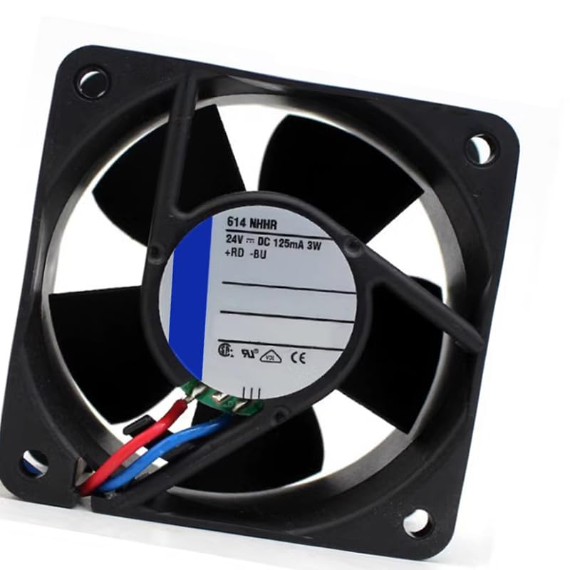 6025 614 NHHR 24VDC Cooling 3.0W 60 * 60 * 25MM 3Wire dc axial Fan