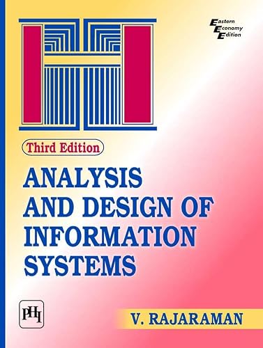 ANALYSIS AND DESIGN OF INFORMATION SYSTEMS