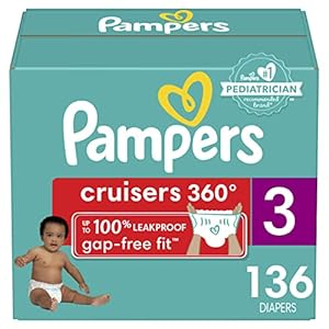 Pampers Cruisers 360 Diapers Size 3 136 Count