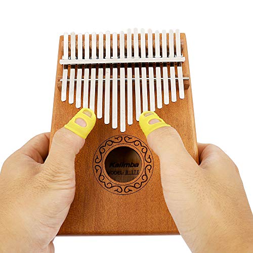 Kalimba 17 clés Touche Pouce Piano Professionnel,Doigt Instrument Musique en bois noyer massif Haute Qualité (bois) - Les Beatles, Paul McCartney, John Lennon, RIngo Starr, George Harrison Kalimba 17 clés Touche Pouce Piano Professionnel,Doigt Instrument Musique en bois noyer massif Haute Qualité (bois) – Image 4