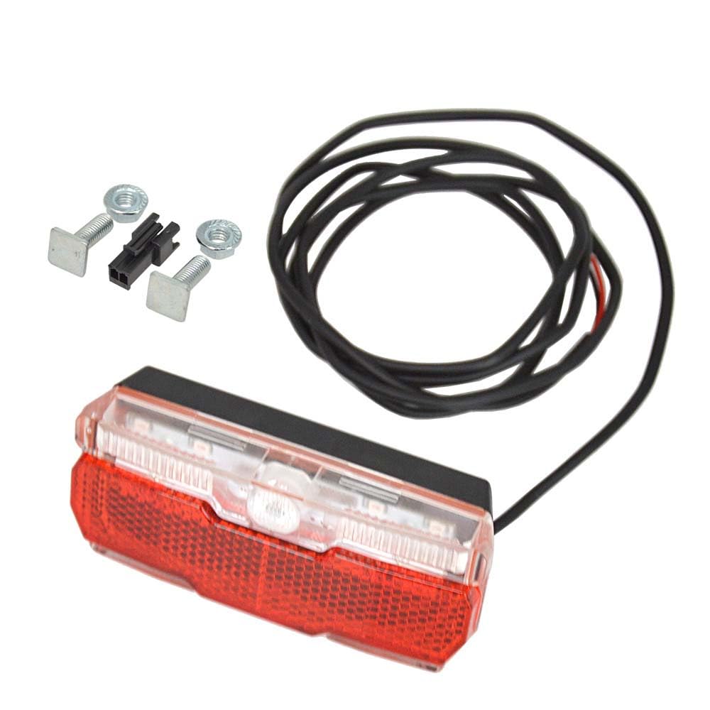 Illuminazione per Bicicletta A LED Corno 2 in 1 Luce Anteriore Avviso di Guida Notturna Fanale Posteriore Set di Pulsanti di Commutazione Integrati