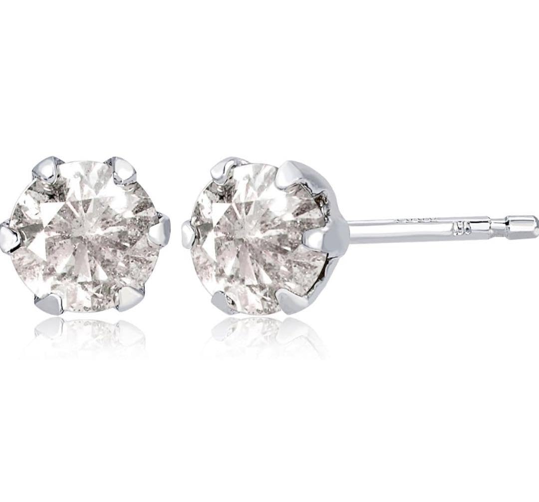 Amazon.co.jp: ダイヤモンドピアス 計0.3ct PT900 プラチナ ピアス 