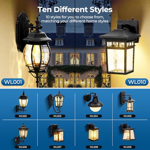 BrightenBay Porch Lights Outdoor, 17