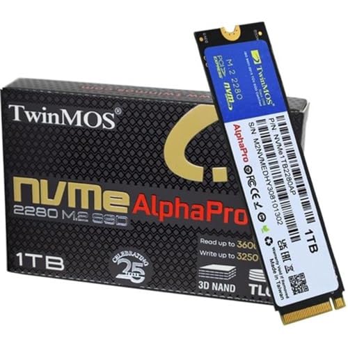 TwinMOS NVME1TB2280AP 1TB 3600-3250MB/s M.2 SSDn[hhCuB