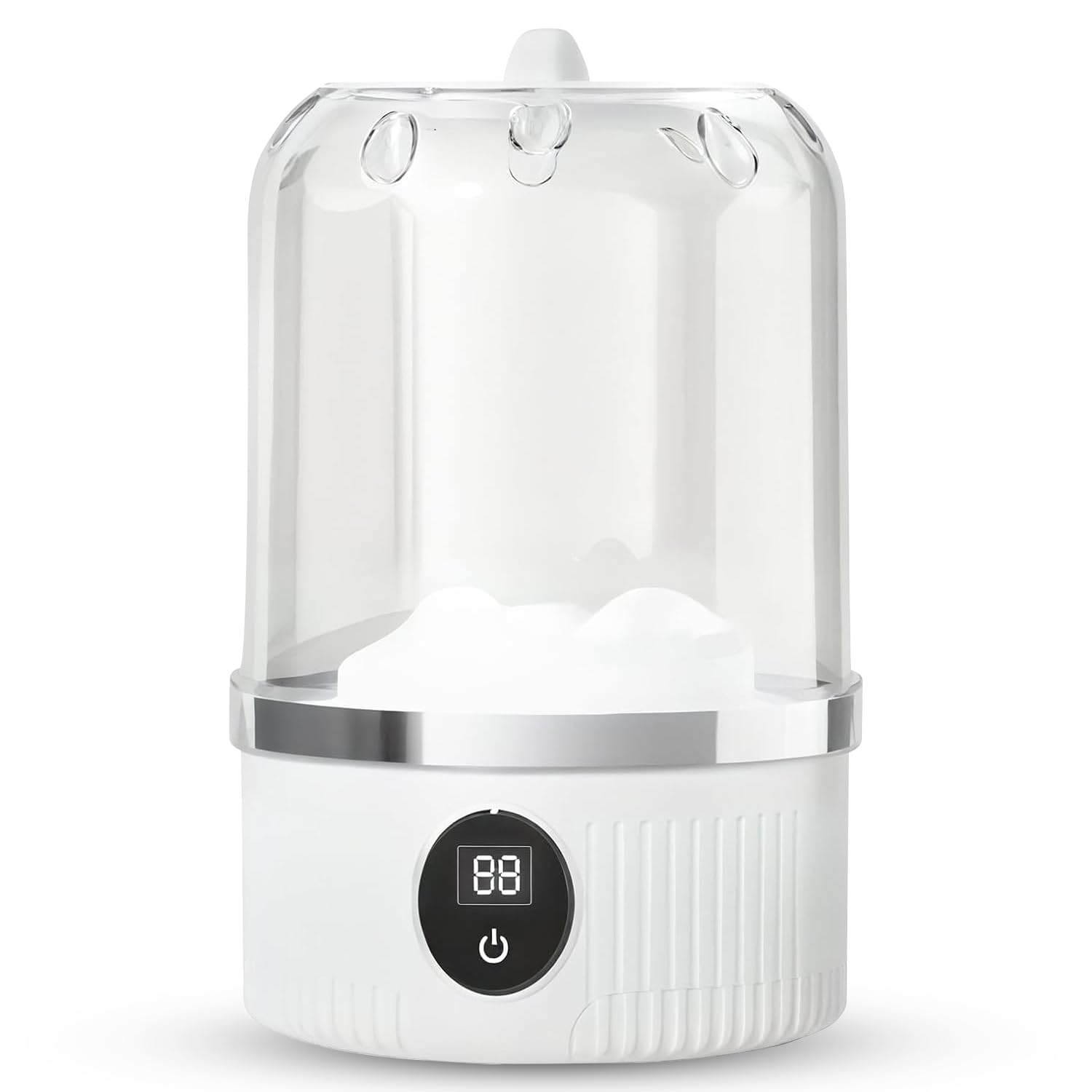 YE2025 Mini Portable Washing Machine 1.2L, Digital Timer, Compact Washer for Underwear, Socks, Baby Clothes & Towels, Ideal for Apartments, Hotels, Dorms & Travel Use