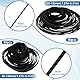 100 Stück Mix Kassettenband Cassette Tape Gummi Riemenscheibe Antriebsriemen Belt Universal Flach Recorder Tape für DVD CD Kassettenrekorder Walkman Laufwerk 40-135mm
