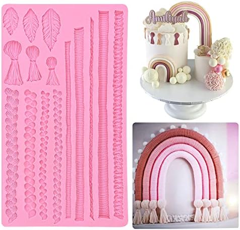 Fondant Trim Molds Mujiang 3d Bamboo Silicone Mold Cake Border