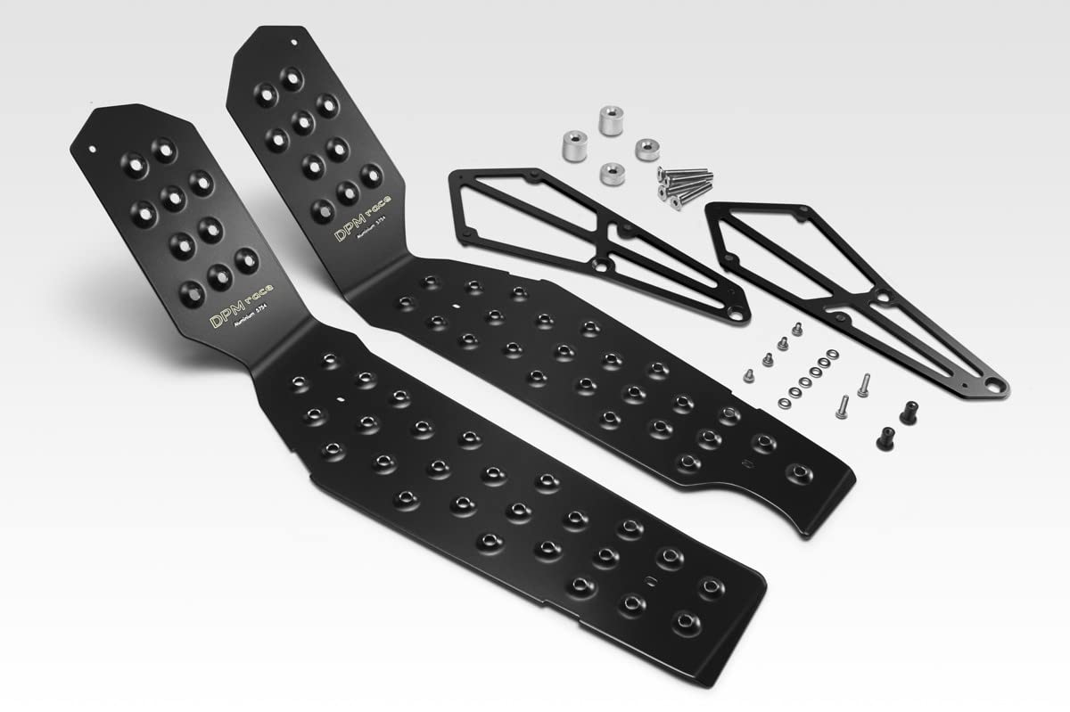 XADV 2017/25 - Kit reposapiés (R-0824B) - Pedales - Minutería incluida - Fácil instalación - Accesorios De Pretto Moto (DPM Race) - 100% Made in Italy