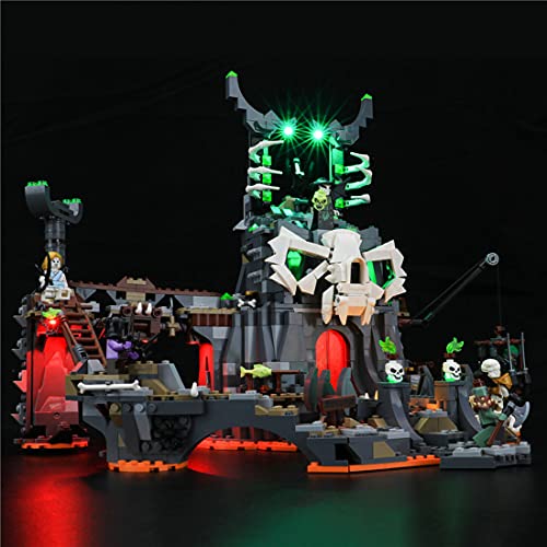 LIND Led Beleuchtungsset für Lego 71722 NINJAGO Verlies des Totenkopfmagiers, Licht Set Kompatibel Mit Lego 71722 Bauset… – Bild 6