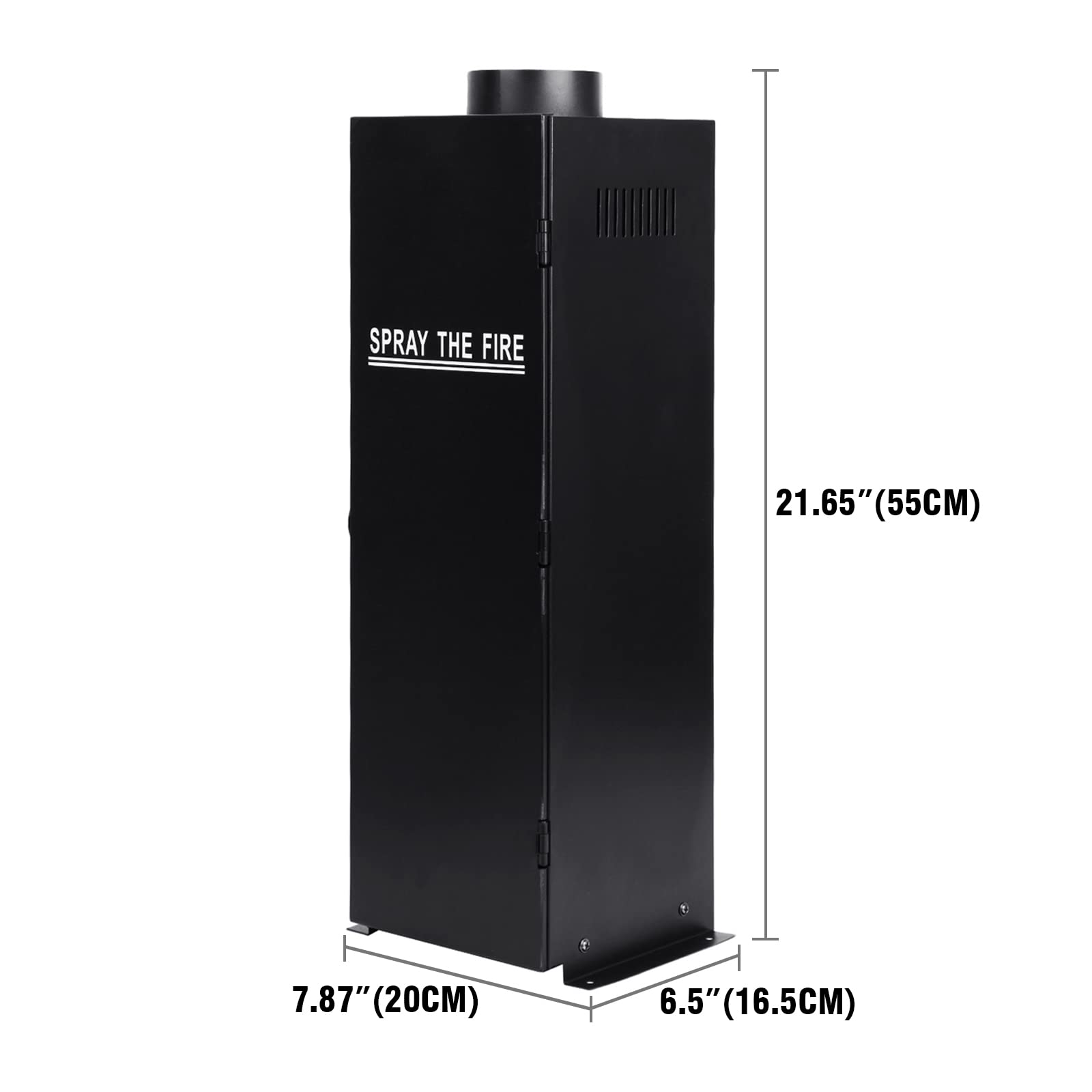 Ridgeyard Flammeneffektmaschine 200W Bühneneffektmaschine Flammenwerfer Feuermaschine für Bars, Eröffnungsfeiern, Konzerte, Bühnenauftritte, Schwarz