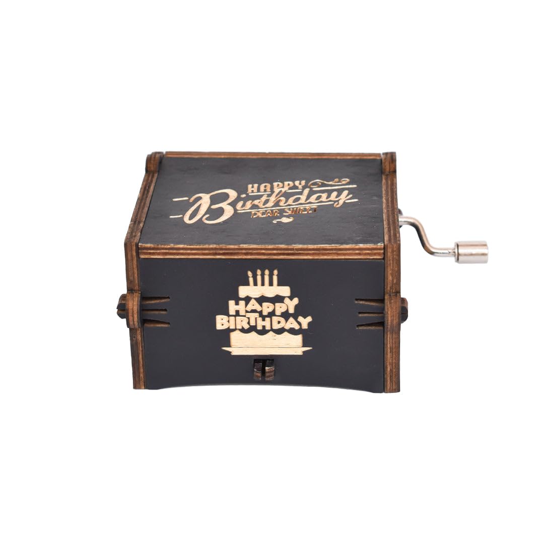 Offo Happy Birthday Wooden Hand Cranked Engraved Music Box| Perfect Collectible for Kids| Laser Engraved Lightweight Music Box (B0CFB859P8) Amazon Price History, Amazon Price Tracker