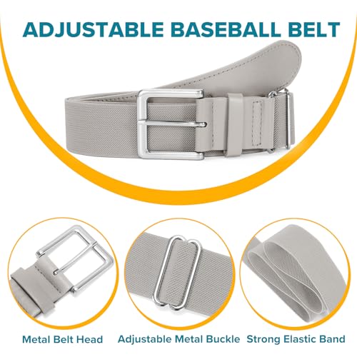 Image of Baseball Socks and Belt Combo for Youth Adult - Softball Socks and Belt for Boys and Girls