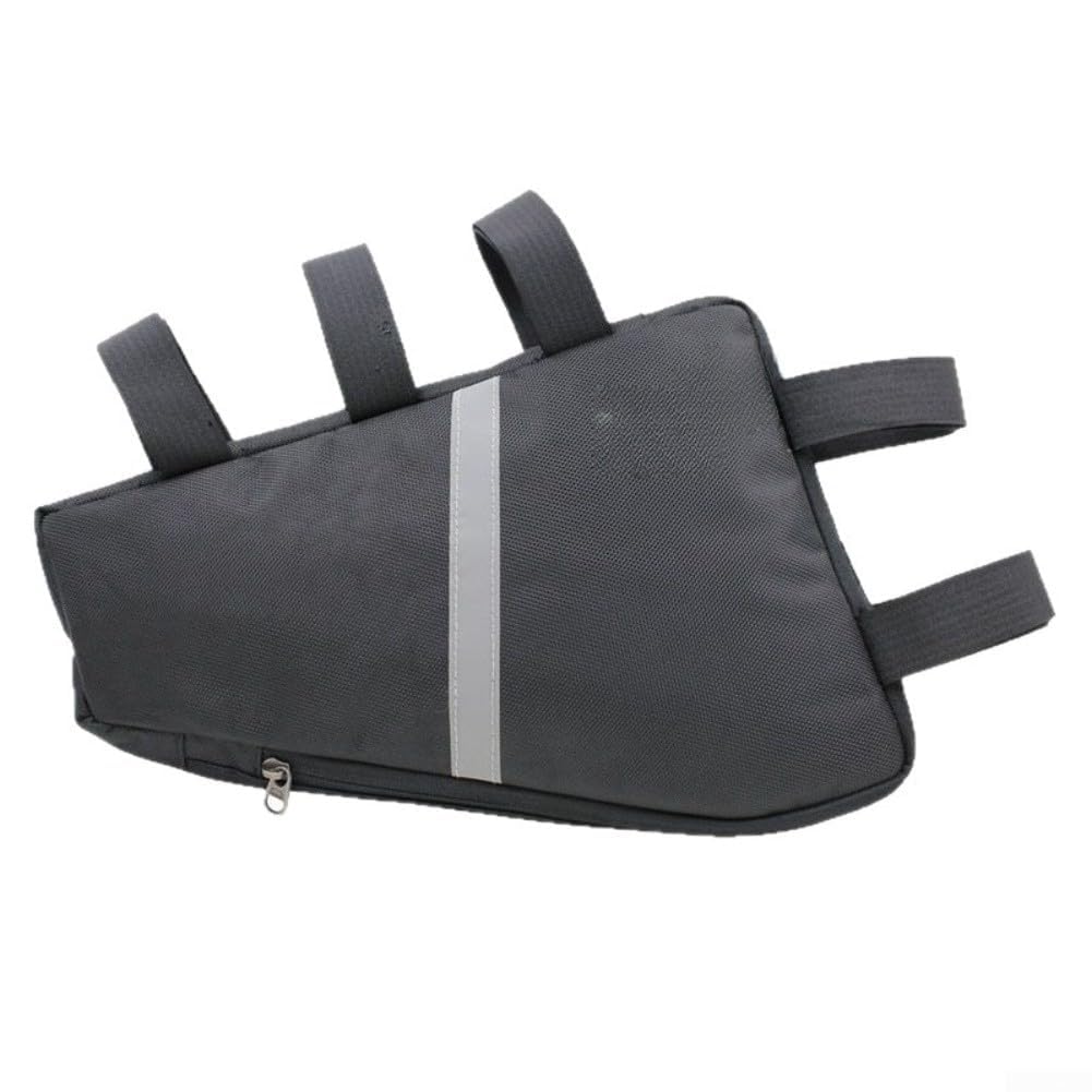 Sac triangulaire pour vélo avec fermeture robuste et nylon épais