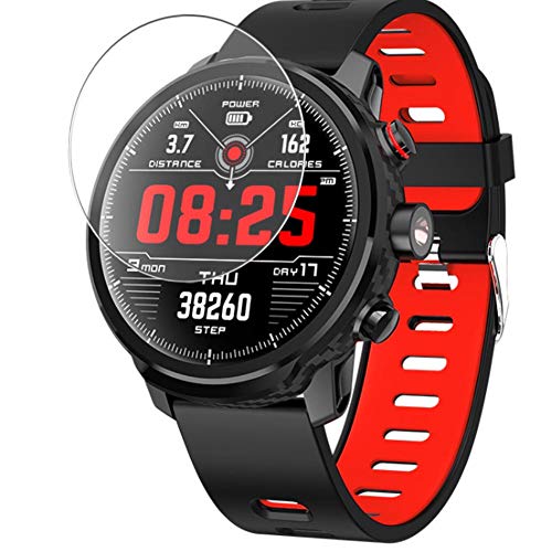 Vaxson 3 Pièces Film Protecteur d'écran en Verre Trempé, compatible avec Padgene L5 smartwatch Smart Watch, 9H Screen Protector Guard