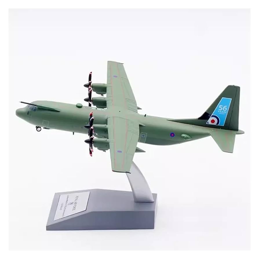 Amazon.co.jp: 装飾された飛行機模型 1/200 英国空軍 C-130J
