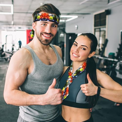 WZYWHJ Squash Picture Headbands,Sports Head Tie,Headband for Men and Women,Hair Band for Running Workout Football - Image 7