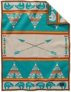 Pendleton Jacquard Muchacho Baby Blanket, Turquoise, One Size