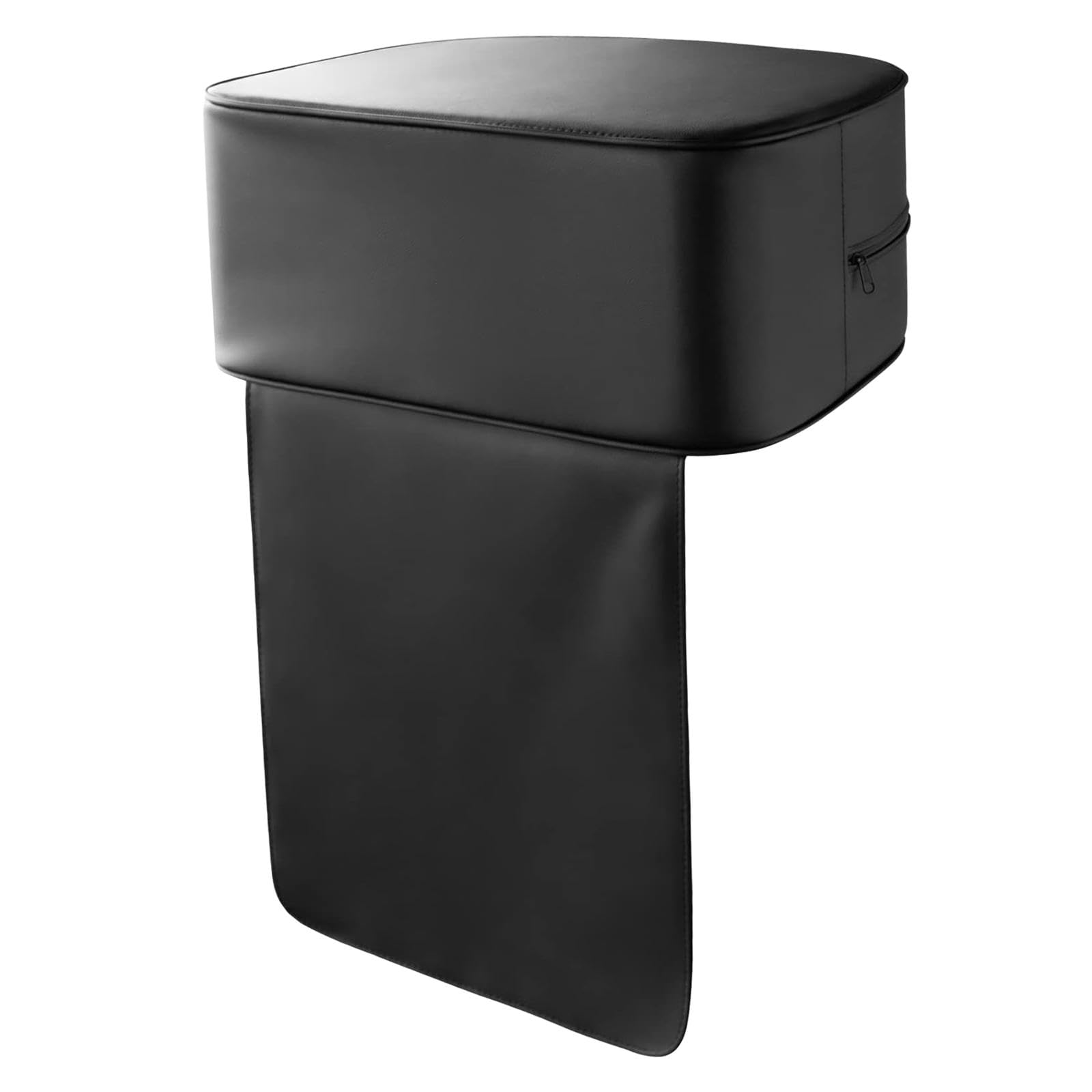 Barber Siège Rehausseur Coussin Enfant Salon Coiffure Spa Équipement Salon Matériel Coiffure PU Cuir Fonction Confortable Facile Nettoyage Adapté, noir
