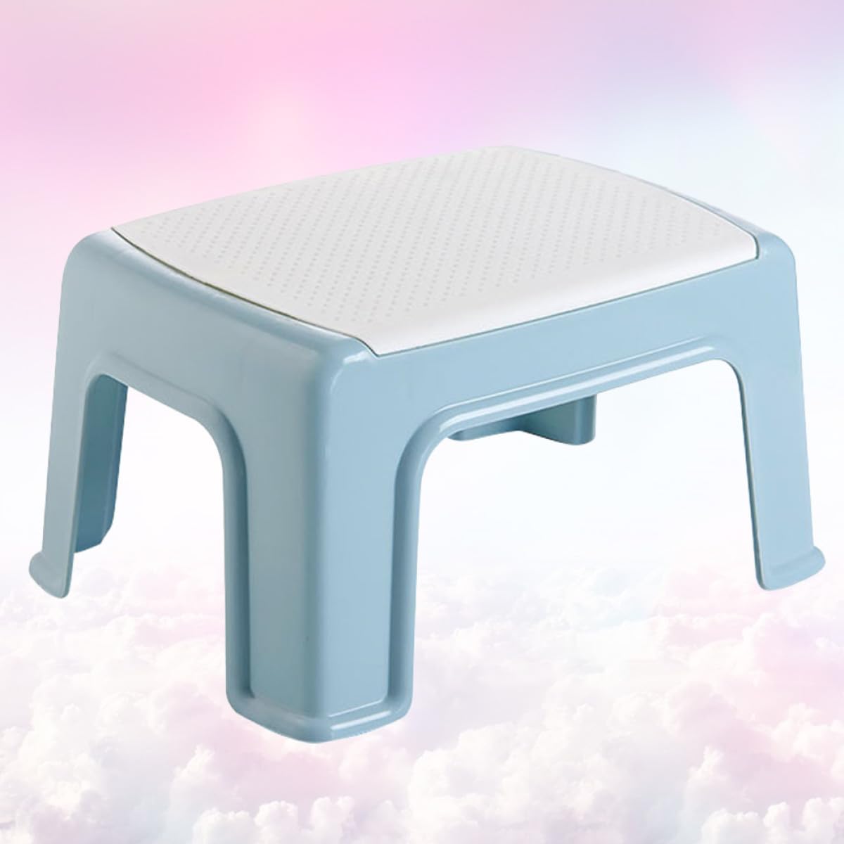 DECHOUS Tragbarer Kinderhocker Kunststoff Kleiner Fußschemel 30x20x16cm rutschfest Belastbar Leicht für Badezimmer und Kinderzimmer