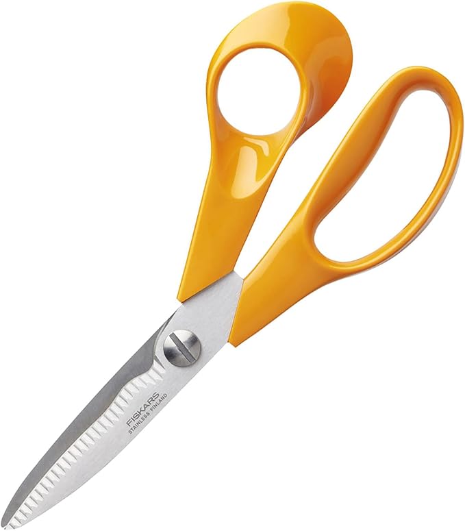 Fiskars Kitchen Scissors, Total Length 18 cm, Steel/Synthetic Material